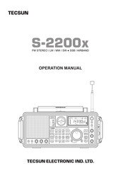Tecsun S-2200x Operation Manual