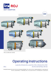 IRO HD X3 Operating Instructions Manual