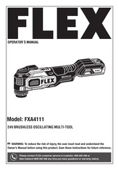 Flex FXA4111 Operator's Manual