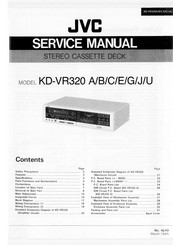 Jvc KD-VR320 A Service Manual