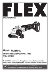 Flex FXA3171A Operator's Manual