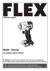 Flex FXA1431 Operator's Manual