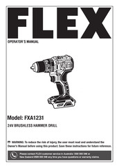 Flex FXA1231 Operator's Manual