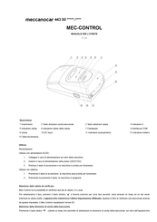 meccanocar MEC-CONTROL User Manual