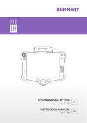Kummert proTab Instruction Manual