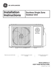 GE 1G07 Installation Instructions Manual