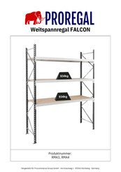 PROREGAL FALCON RMA3-22 Manual