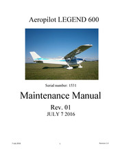Aeropilot LEGEND 600 LSA Maintenance Manual