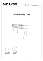 DUSK Evie EVI-WHI-DT Manual