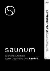 Saunum AUTOOO020000180 Instructions For Use And Installation