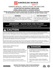 Hatco AMERICAN RANGE ARSRB-12 Owner's Manual