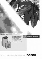 Bosch B1 RKM 15002 Instructions For Use Manual
