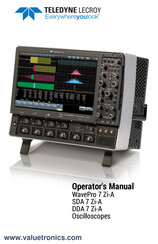 Teledyne Lecroy DDA 7 Zi-A Operator's Manual
