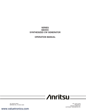 Anritsu 68097C Operation Manual