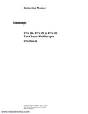 Tektronix TDS 320 Instruction Manual