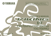 Yamaha YXC70VPXJ Owner's Manual