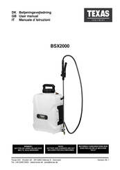 Texas Equipment BSX2000 User Manual