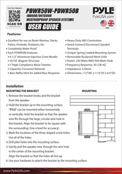Pyle PDWR50B User Manual