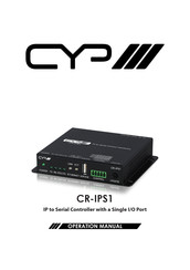 CYP CR-IPS1 Operation Manual