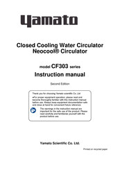 Yamato Neocool CF303 Series Instruction Manual