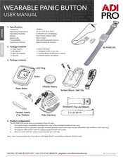 ADI PRO 0E-PANIC345 User Manual