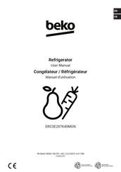 Beko DRCSE287K40MGN User Manual