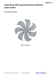 Ziehl-Abegg FA Series Assembly Instructions Manual