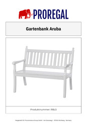 PROREGAL Aruba RBL5-01 Manual
