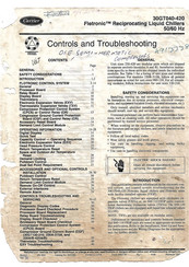 Carrier Flotronic 30GT100 Controls And Troubleshooting
