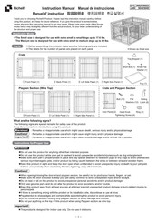 Richell 80384094924-5 Instruction Manual