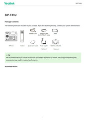 Yealink SIP-T44U Manual