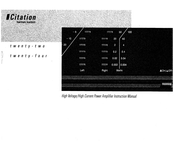Harman Kardon Citation 22 Instruction Manual