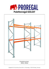 PROREGAL GOLIAT RMA2-28 Manual