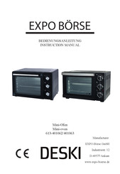 Expo Börse DESKI 613-401062 Instruction Manual