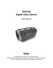 Vivitar DVR 940 User Manual
