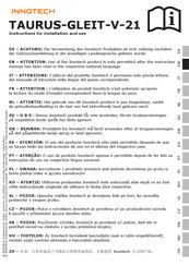 Innotech TAURUS-GLEIT-V-21 Instructions For Installation And Use Manual