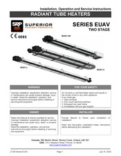 Superior Radiant EUAV L Installation, Operation And Service Instructions