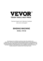 VEVOR STD12B Original Instruction