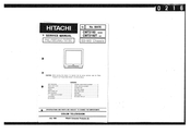 Hitachi CMT2192T Service Manual
