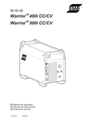 ESAB Warrior 500i CC/CV Instruction Manual