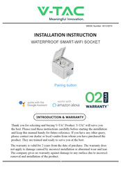 V-TAC 8414 Installation Instructions Manual