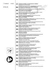 Stiga HT 20 Li B Operator's Manual