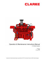Clarke C18H0 Operation, Maintenance & Instruction Manual