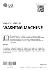 LG THD08NPM Owner's Manual