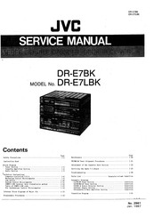 JVC DR-E7LBK Service Manual