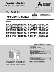 Mitsubishi Electric American Standard NAXSPB09B112AA Service Manual