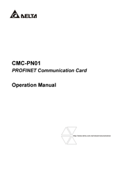 Delta CMC-PN01 Operation Manual