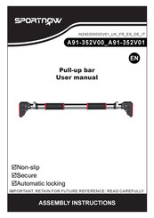 SPORTNOW A91-352V00 Assembly Instructions Manual