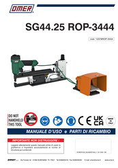 Omer SG44.25 ROP-3444 Instruction Manual