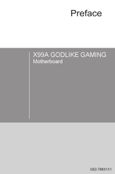 MSI X99A GODLIKE GAMING User Manual
